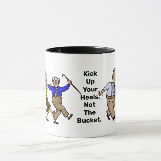 Dansend Senior Citizens Funny Mug Mok (Midden)