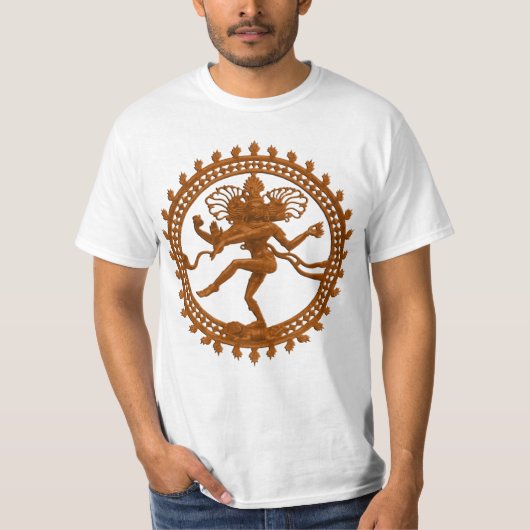 Dansend Shiva mannen t-shirt (Voorkant)