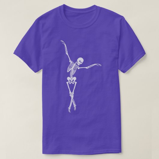 Dansend Skelet 5 T-shirt (Design voorkant)
