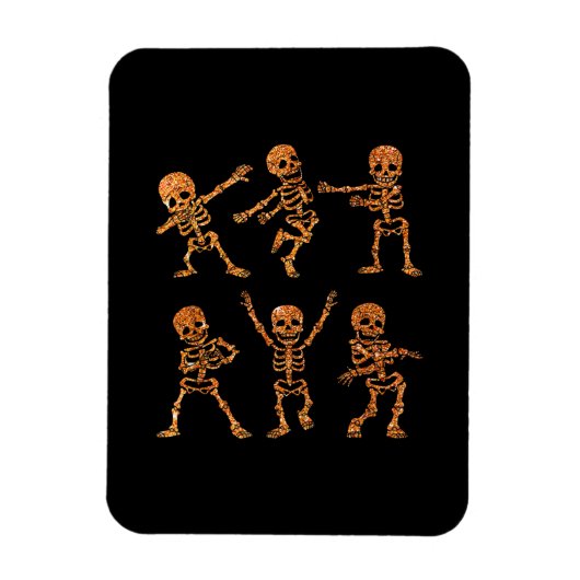 Dansend Skelet Dabbing Skeletten Dansgeschenk Magneet (Verticaal)