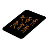Dansend Skelet Dabbing Skeletten Dansgeschenk Magneet (Linkerzijde)