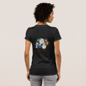 Dansend Skelet en Eigenaars T-shirt (Achterkant volledig)