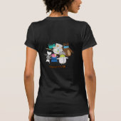 Dansend Skelet en Eigenaars T-shirt (Achterkant)