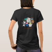 Dansend Skelet en Eigenaars T-shirt (Achterkant)