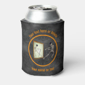 Dansend skelet gepersonaliseerd blikjeskoeler (Blikje Achterkant)