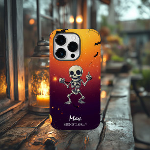 Dansend Skelet - Grappig Spookplezier Het Hele Jaa Case-Mate iPhone 14 Pro Hoesje