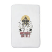 Dansend Skelet Halloween Geheime Begraafplaats Vin Badmat (Voorkant Verticaal)