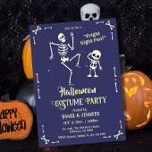 Dansend Skelet Halloween Kostuum Feest Verschrikki Kaart