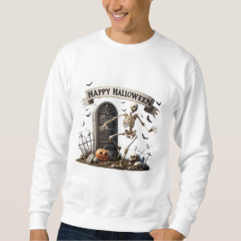Dansend Skelet Halloween Ontwerp Trui