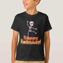 Dansend skelet "Happy Halloween"