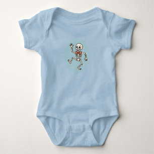 Dansend Skelet met Stippenboord Romper