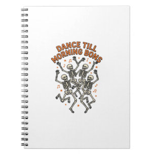 Dansend Skelet Shirt Vintage Grappig Bot Dans Kuns Notitieboek