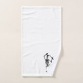 Dansend Skeleton Bad Handdoek (Handdoek)