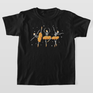 Dansend Skeleton Ballerina Ballet Dance Halloween T-shirt