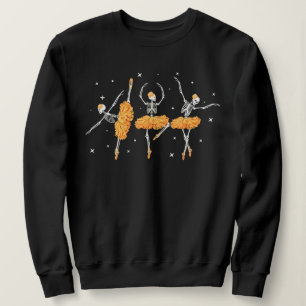 Dansend Skeleton Ballerina Ballet Dance Halloween Trui