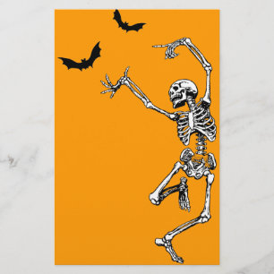 Dansend Skeleton Briefpapier