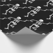 Dansend Skeleton Cadeaupapier (Hoek)