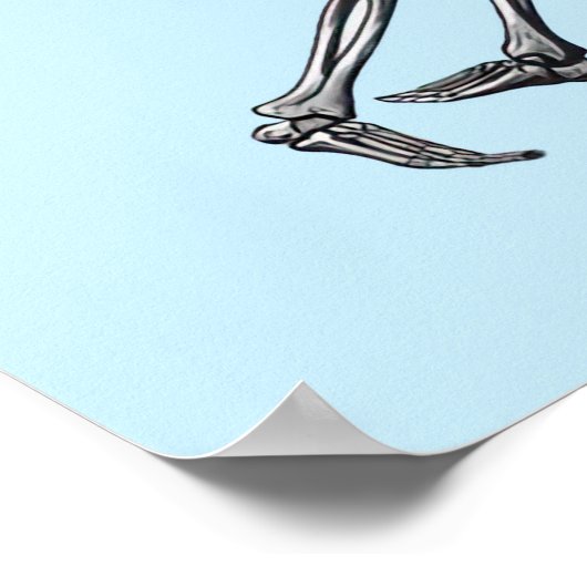 Dansend Skeleton Couple Poster (Hoek)