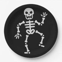 Dansend Skeleton Glitter Halloween