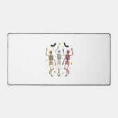 Dansend Skeleton Halloween Bureaumat (Voorkant)