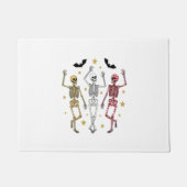 Dansend Skeleton Halloween Deurmat (Voorkant)