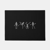 Dansend Skeleton Halloween Deurmat (Voorkant)