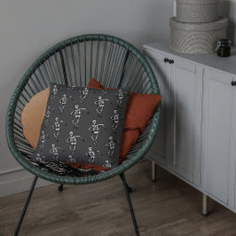 Dansend Skeleton Halloween Kussen