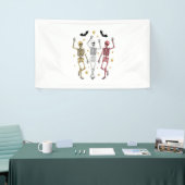 Dansend Skeleton Halloween Spandoek (Beurs)