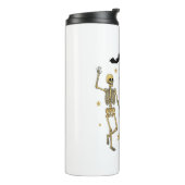 Dansend Skeleton Halloween Thermosbeker (Gedraaid links)
