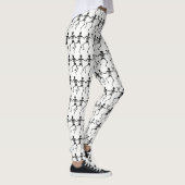 Dansend Skeleton Kwartet Halloween Thunder_Cove Leggings (Rechts)