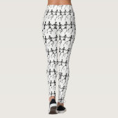 Dansend Skeleton Kwartet Halloween Thunder_Cove Leggings (Achterkant)