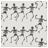 Dansend Skeleton Kwartet Halloween Thunder_Cove Stof (Close Up)