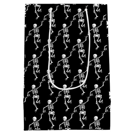 Dansend Skeleton Medium Cadeauzakje (Achterkant)