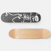 Dansend Skeleton Persoonlijk Skateboard (Horizontaal)