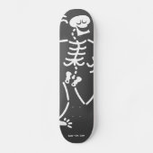 Dansend Skeleton Persoonlijk Skateboard (Voorkant)