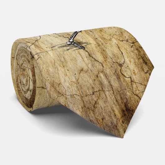 Dansend Skeleton Stropdas (Opgerold)