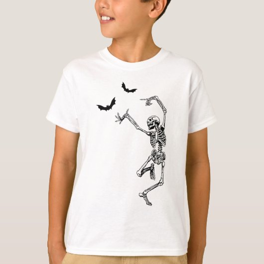 Dansend Skeleton T-shirt (Voorkant)