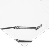 Dansend Skeleton Tafelkleed (Gekanteld)