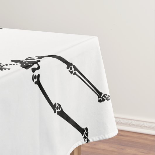 Dansend Skeleton Tafelkleed (Voorbeeld)