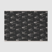 Dansend Skeleton Tissuepapier (Voorkant)