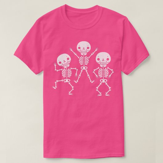 Dansend Skeletons Dancer Funny T-shirt (Design voorkant)