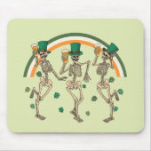 Dansend Skeletons St Patrick Muismat (Voorkant)