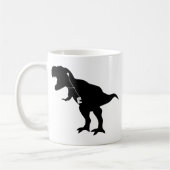 Dansend T-Rex-ontwerp Koffiemok (Links)