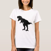 Dansend T-Rex-ontwerp T-shirt (Voorkant)