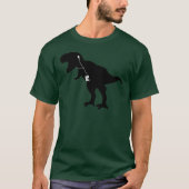 Dansend T-Rex-ontwerp T-shirt (Voorkant)