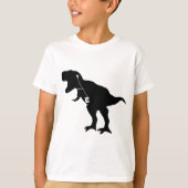 Dansend T-Rex-ontwerp T-shirt (Voorkant)