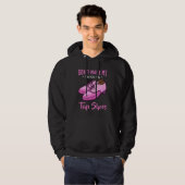 Dansend Tap laat koningin Dancer Disco Ballet Gift Hoodie (Voorkant volledig)