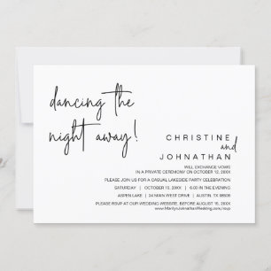 Dansend the Night Away, Wedding Elopement Party in Kaart