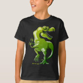 Dansend Tyrannosaurus Rex T-shirt (Voorkant)