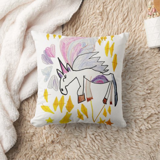 Dansend Unicorn Pillow Kussen (Deken)